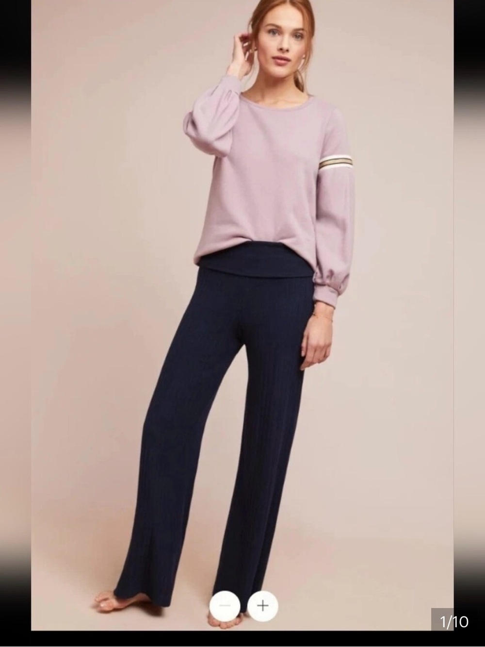 Anthropologie - Saturday/Sunday Ribbed Wide-Leg Knit Pants 

New With Tags